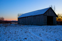 Twilight Blue Barn